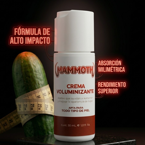 RECUPERA TU POTENCIA DE HOMBRE  CON MAMMOTH
